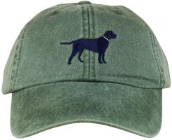 Baseball Hat - Dark Blue Lab on Spruce