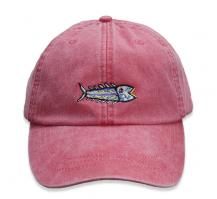 Baseball Hat - Hopkins Fish on Poppy