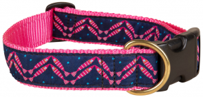 Herringbone - 1.25-inch Ribbon Dog Collar