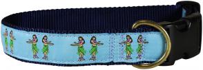 Hula Girls - 1.25-inch Ribbon Dog Collar