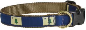 Original Maine State Flag - Ribbon Dog Collar