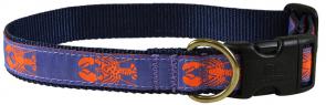 Lobster (Periwinkle) - Ribbon Dog Collar