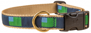 Vermont State Flag - 1-inch Ribbon Dog Collar