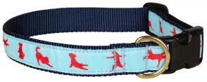 Yoga Dog - 1-inch Ribbon Dog Collar