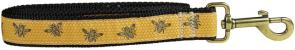 Honey Bees - 1-inch Ribbon Dog Leash