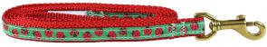 Ladybug - 5/8-inch Ribbon Dog Leash