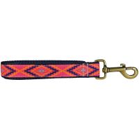 Southwest (Hot Pink) - 1-inch Ribbon Dog Leash