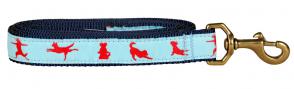 Yoga Dog - 1-inch Ribbon Dog Leash