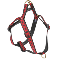 Step-In 1-inch Ribbon Dog Harness - Buffalo Plaid
