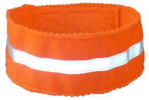 Safety Reflective Dog Collar - Blaze Orange