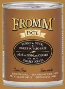 Fromms Canned Dog Food - Turkey, Duck, and Sweet Potato Pate - 12.2oz