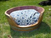 Wine Barrel Dog Bed Small