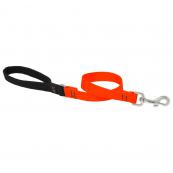 Nylon Dog Leash - Blaze Orange