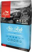 Orijen Dry Dog Food - Six Fish Adult - 4.5lb and 25lbs