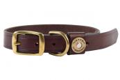Huntsman Dog Collar - Bridle Leather